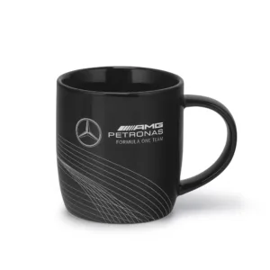 Mercedes team logo mug, black
