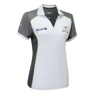 Bentley team polo shirt , grey, Ladies