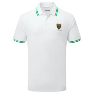 Lamborghini travel polo shirt, white, Mens
