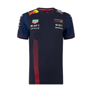 Red bull team tee shirt 2023, navy, Ladies