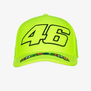 Vr46 the doctor mid visor cap yellow, Adult