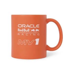 Red bull max verstappen mug, orange
