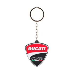 Ducati badge keyring red