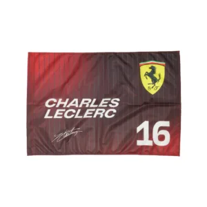 Ferrari leclerc #16 flag 60cm x 90cm, Unisex