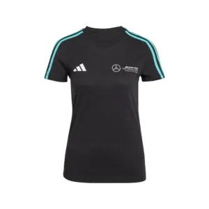 Mercedes f1 dna tee shirt, black, Ladies