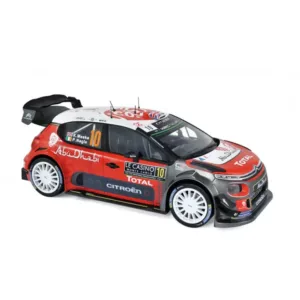 Citroën c3 wrc n°10 monte carlo rally 2018, 1:18