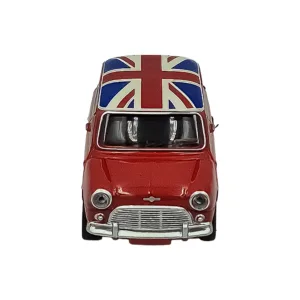 Mini cooper s tartan red w/flag on roof 1964, 1:54