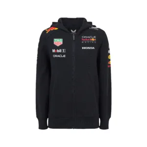 Red bull f1 team full zip hoodie 2025, blue, Kids