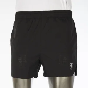 Ferrari ripstop shorts, black, Mens