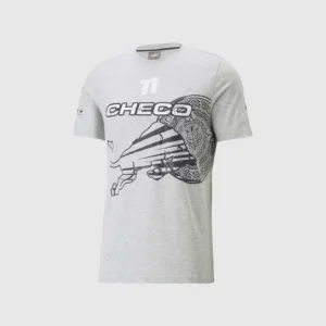 Red bull checo #11 tee shirt, Grey, Mens