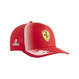 Ferrari LeClerc #16 cap 2026, red, Adult