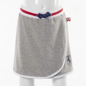 Ferrari girl short skirt pant, grey, Kids