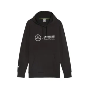 Mercedes hoodie puma, black, Mens