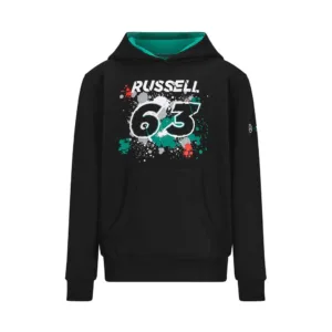 Mercedes russell #63 hooded, black, Kids