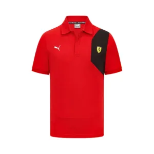 Official Ferrari classic polo shirt, red, Mens