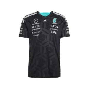 Mercedes f1 driver tee shirt 2026, black, Mens