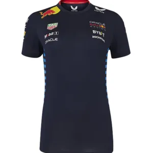 Red bull team  tee shirt 2024, sky blue, Ladies
