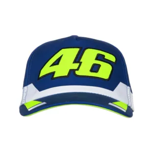 Vr46 wrt mid visor cap blue, Adult