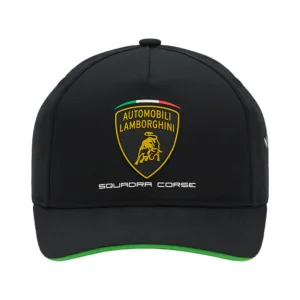 Lamborghini scuadra corse mens b/ball cap, black, Adult
