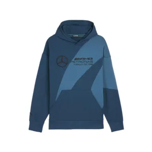 Mercedes hoodie ocean tropic, blue, Mens