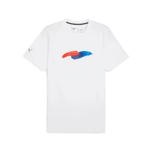 Bmw M statement logo tee, white, Mens