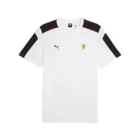 Ferrari race mt7 tee shirt, white, Mens