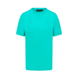 Mercedes team stealth tee shirt, Blue, Mens
