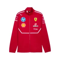 Ferrari team softshell jacket 2025, dark cherry, Mens