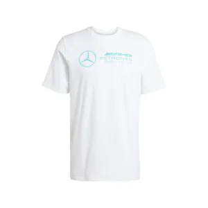 Mercedes f1 dna graphic tee shirt, white, Mens