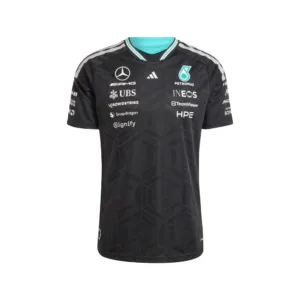 Mercedes f1 auth driver t-shirt 2026, black, Mens
