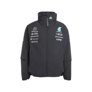 Mercedes f1 team jacket 2026, black, Mens