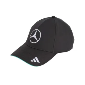 Mercedes f1 drivers baseball cap 2026, black, Adult