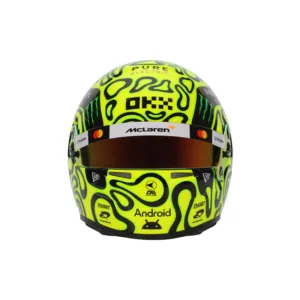 Lando norris #4, 2025 mini helmet 1:2 + d/case, Unisex