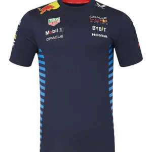 Red bull team tee shirt 2024, sky blue, Mens
