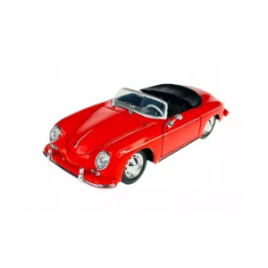 Porsche 356a speedster convertible red, 1:24