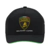 Lamborghini scuadra corse mens b/ball cap, black, Adult