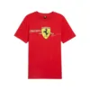 Ferrari race big shield tee shirt rosso corsa, Mens