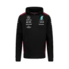 Mercedes team hoodie 2023, black, Mens