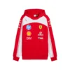 Ferrari team hoodie 2026, red, Mens