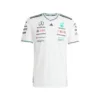 Mercedes f1 driver tee shirt, 2025, white, Mens