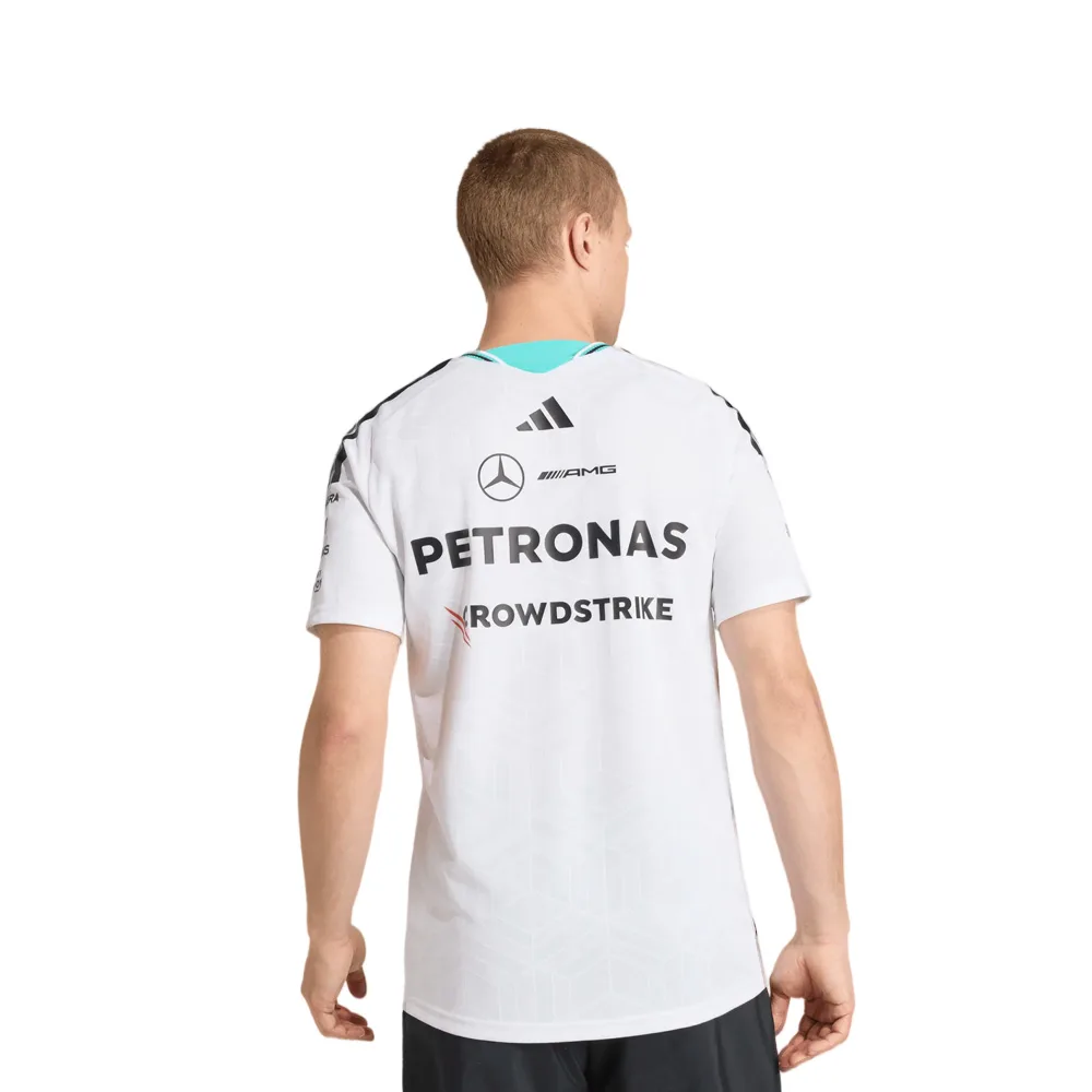 Mercedes f1 auth driver t-shirt 2026, white, Mens - Image 3