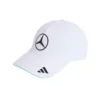 Mercedes f1 drivers baseball cap 2026, white, Adult