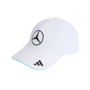 Mercedes f1 drivers baseball cap 2026, white, Adult