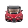 Bugatti chiron red , 1:24