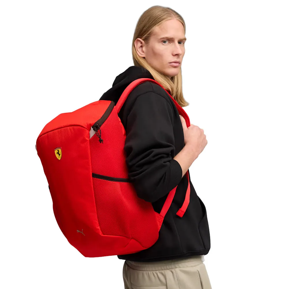Ferrari large backpack rosso corsa, Unisex
