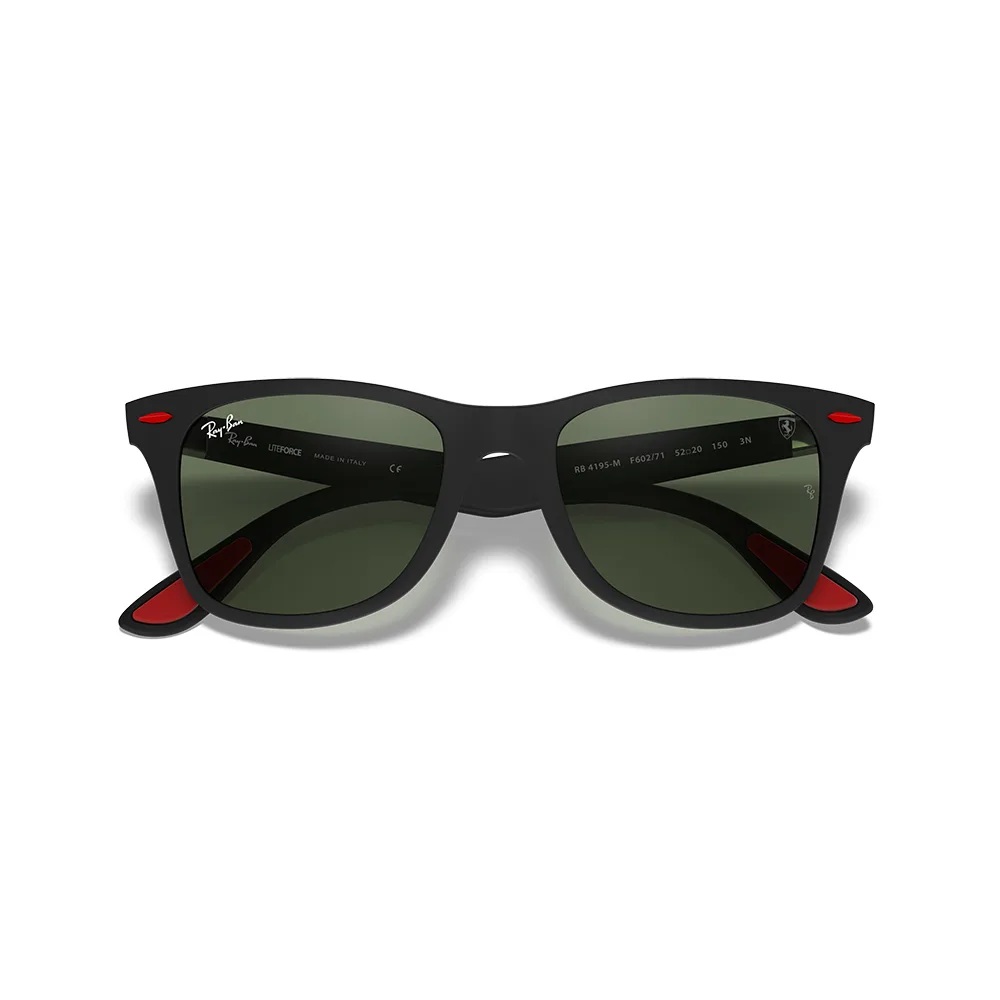 Ray ban ferrari matte black sunglasses, Unisex