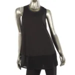 Ferrari mesh insert top, black, Ladies