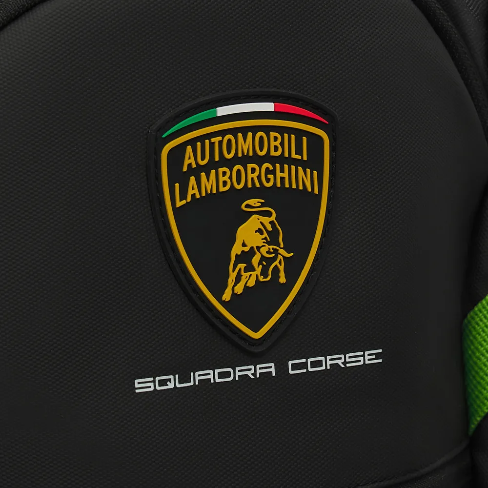 Lamborghini scuadra corse backpack, black, Adult