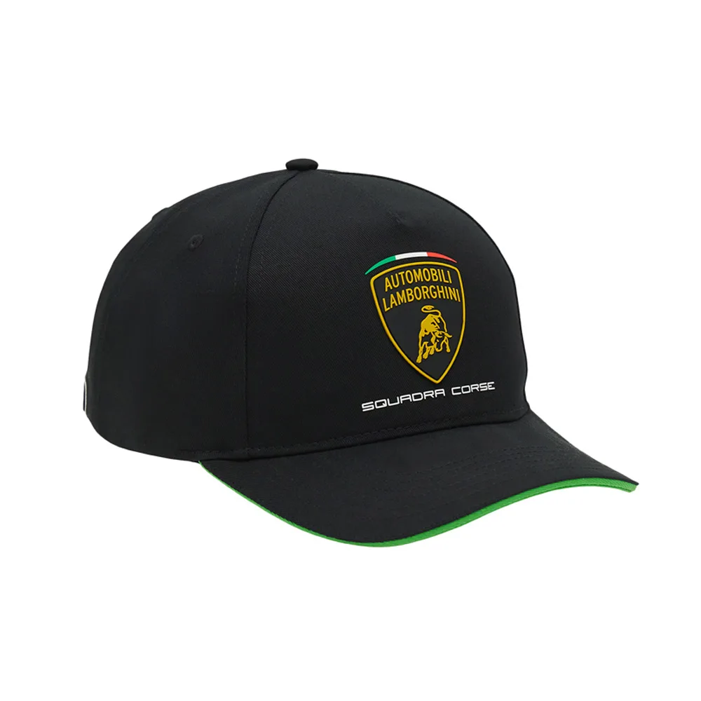 Lamborghini scuadra corse mens b/ball cap, black, Adult