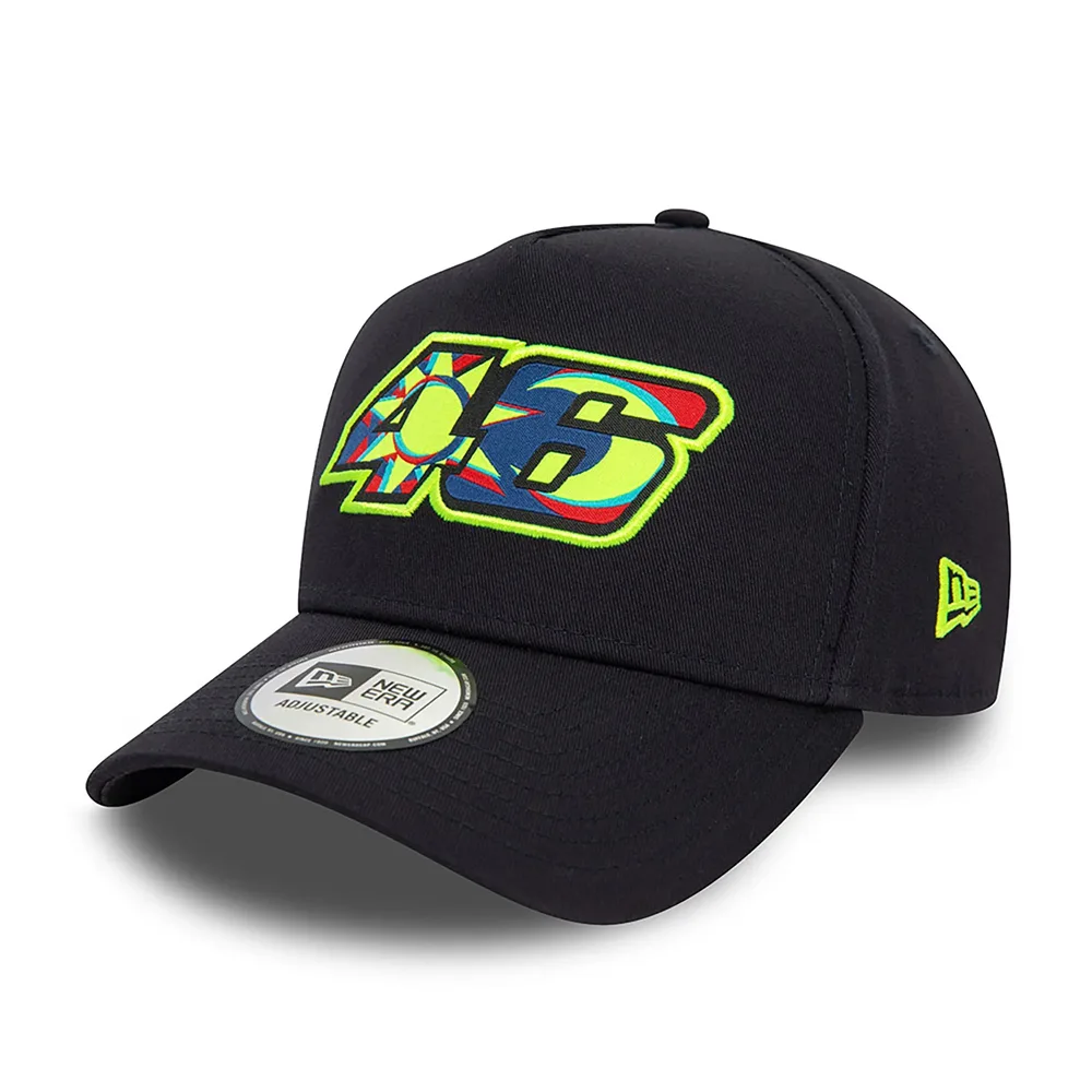 Vr46 graphic overlay ef 9forty baseball cap, black, Adult